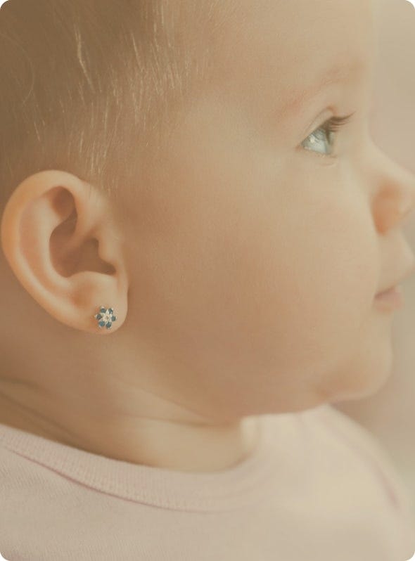 Aretes de bebe